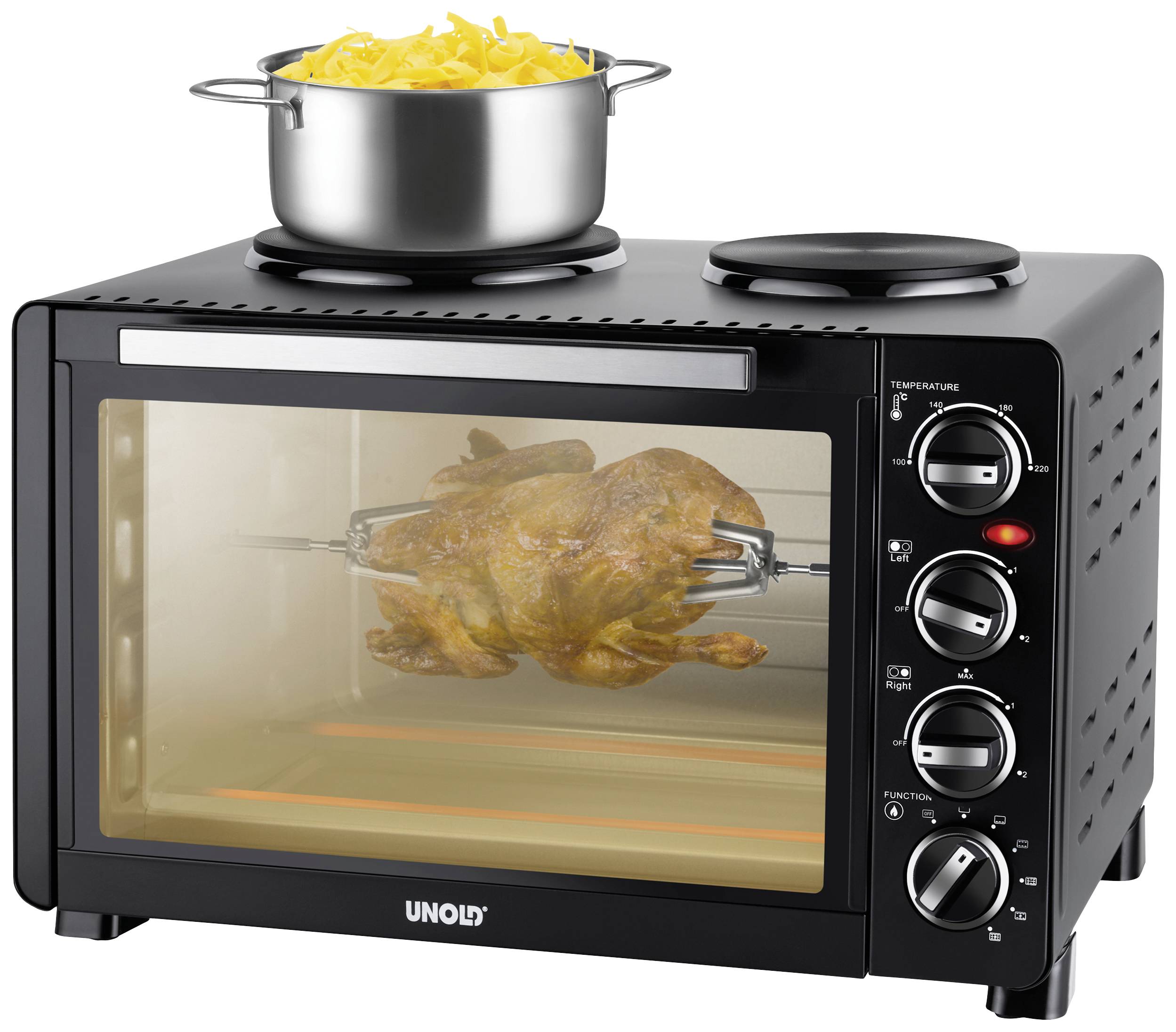 Unold All in One Minibackofen Kontrollleuchte 30 l