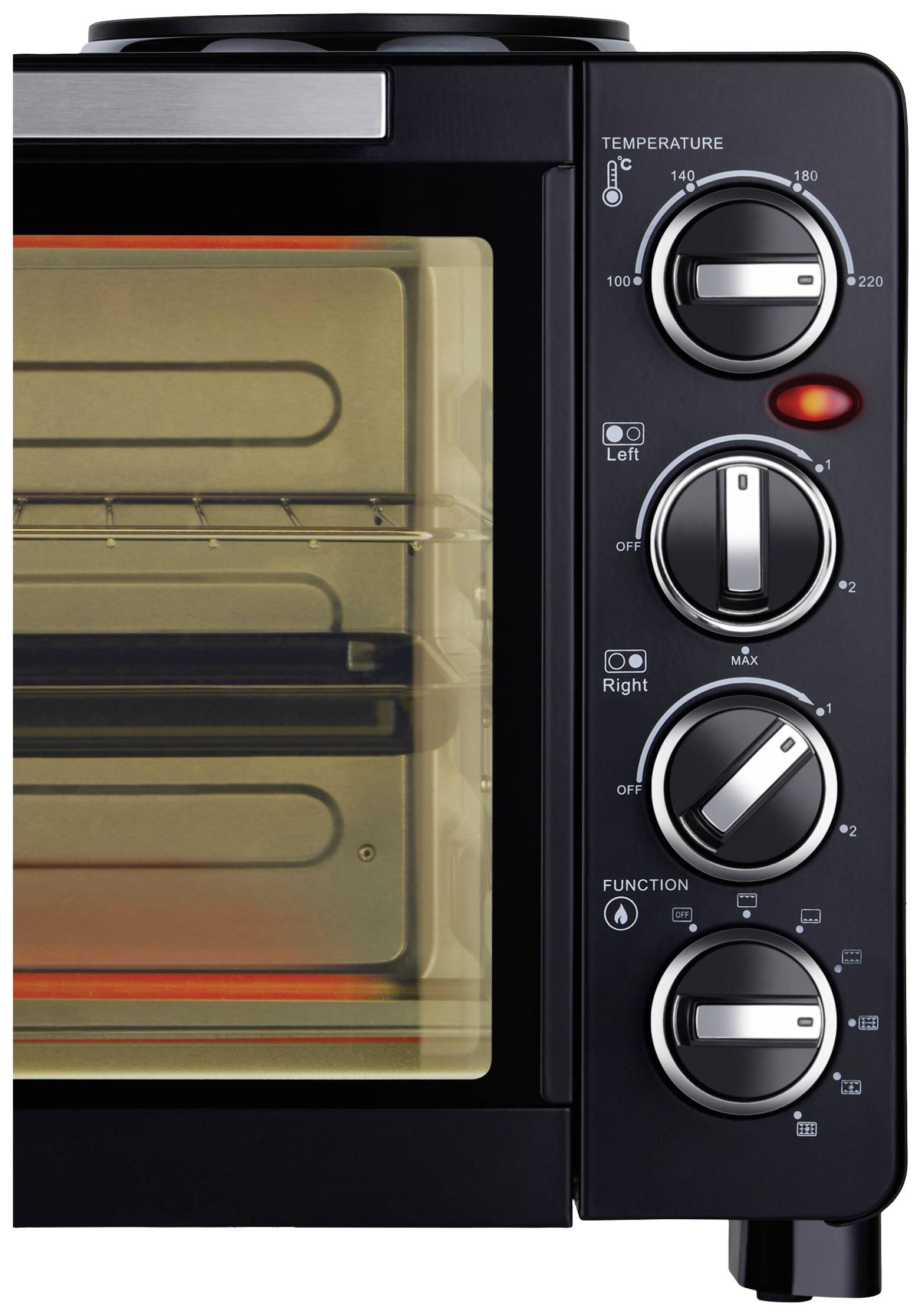 Unold All in One Minibackofen Kontrollleuchte 30 l