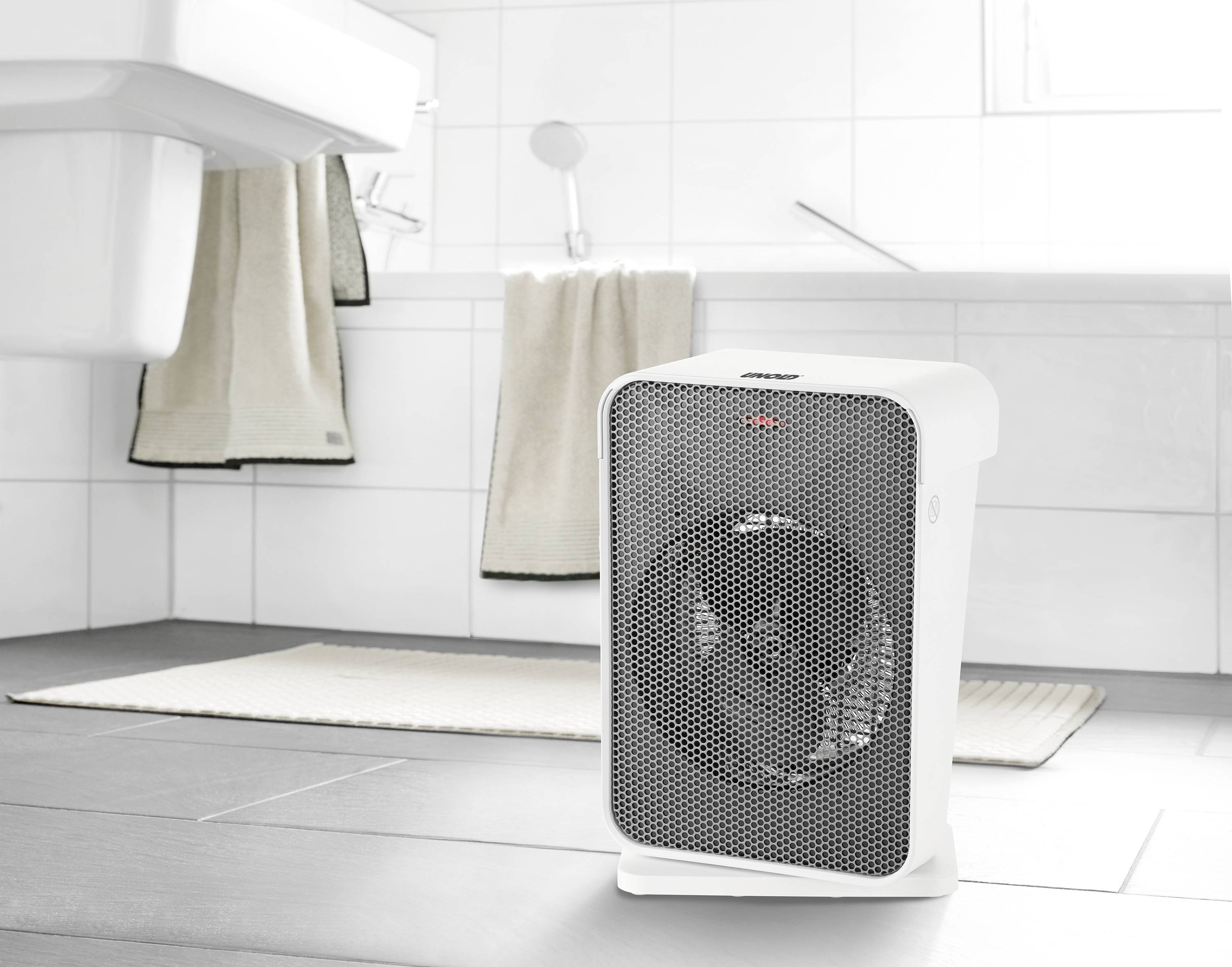 Unold 86450 Box IP21 Heizlüfter n.rel Weiß, Grau