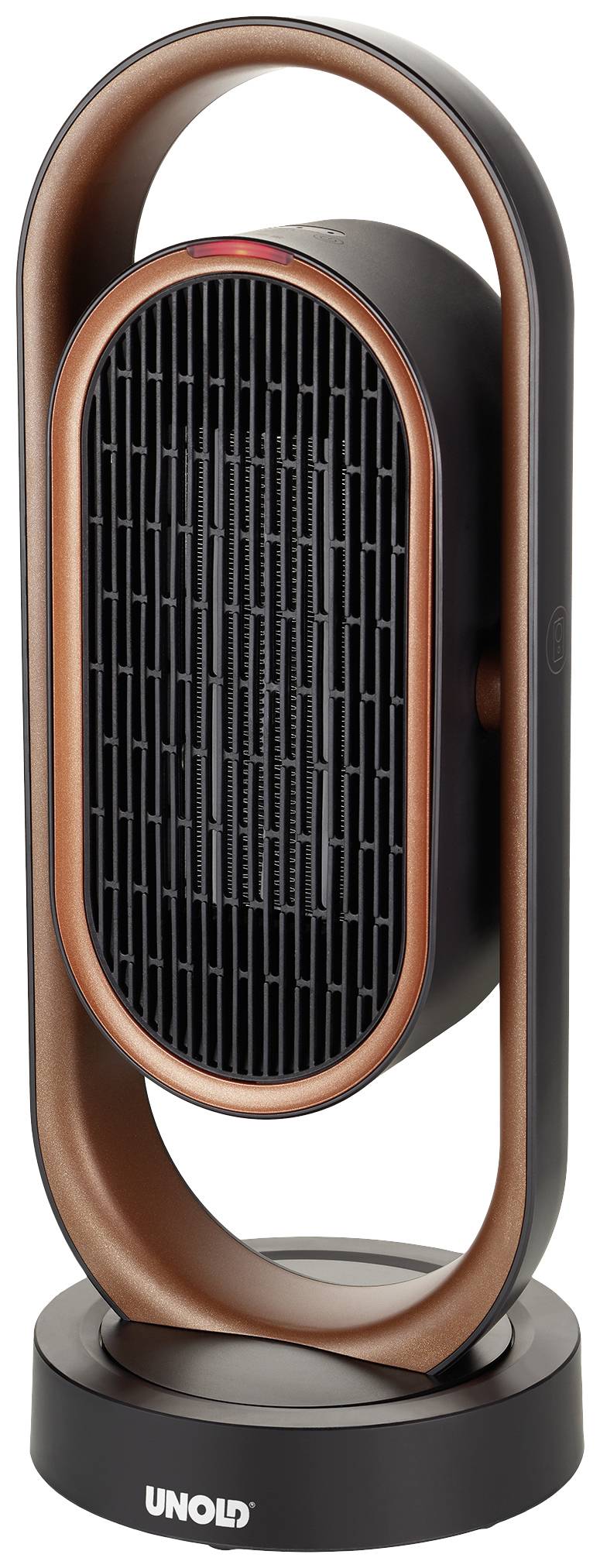 Unold 86535 3D PTC-Keramik-Heizlüfter 3D Kupfer, Schwarz