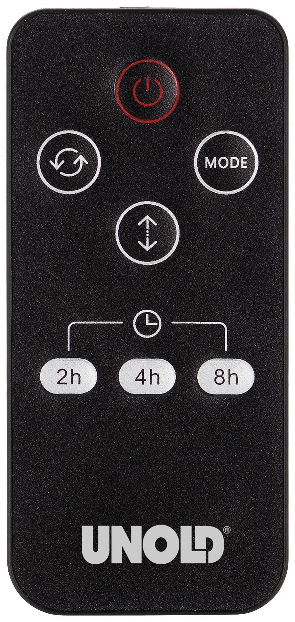 Unold 86535 3D PTC-Keramik-Heizlüfter 3D Kupfer, Schwarz