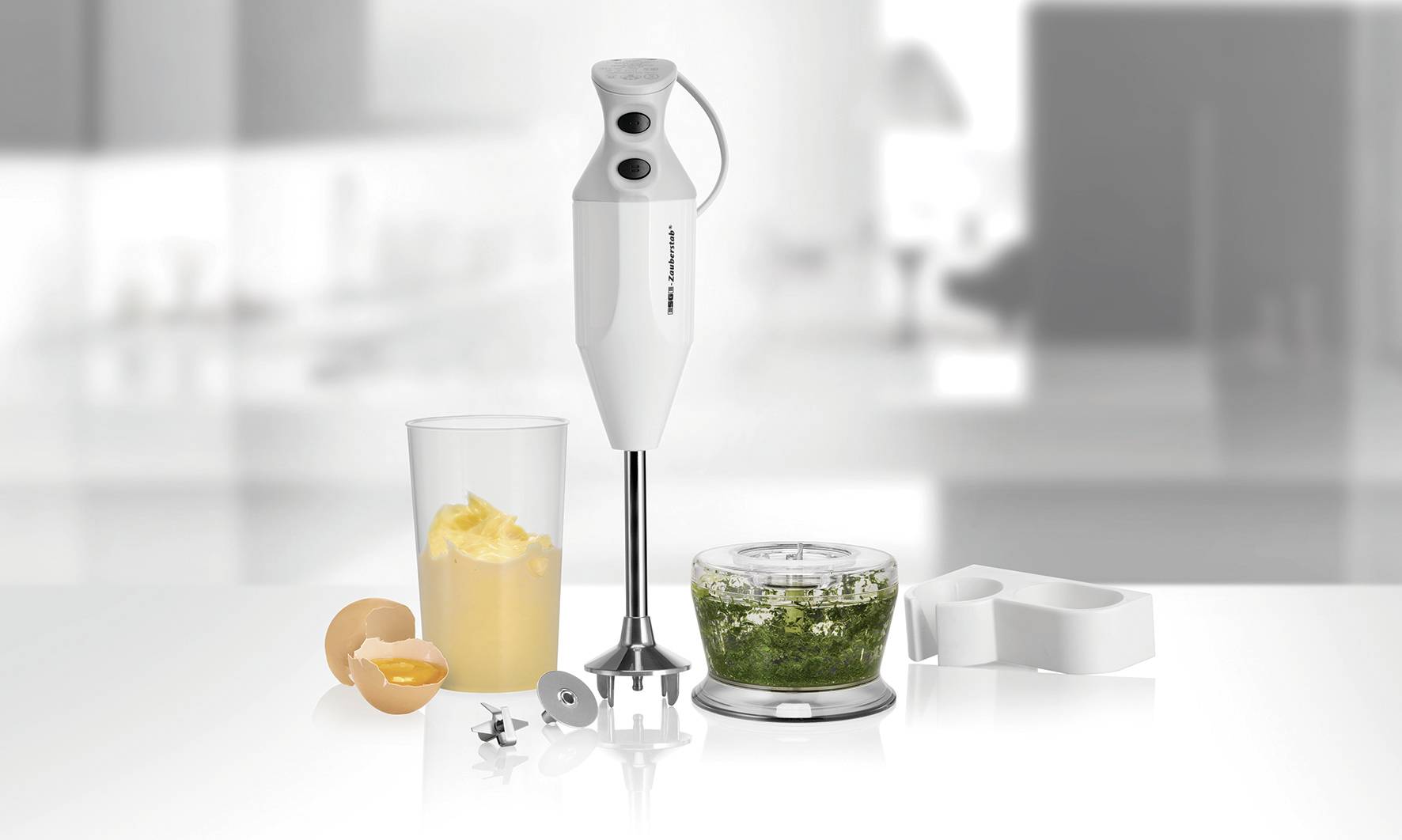 Unold M 122 de Luxe Standmixer 140W mit Mixbecher Weiß