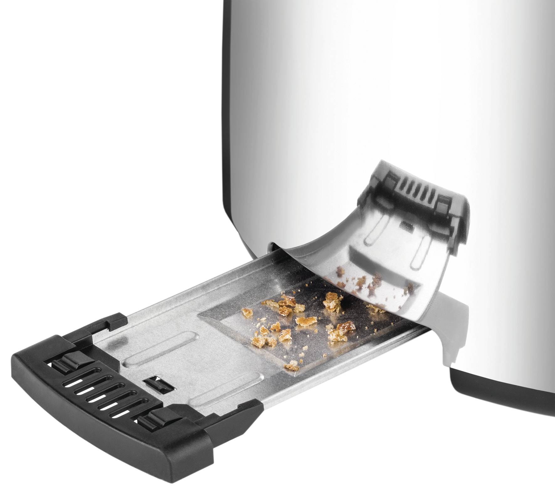 Unold 4er Retro Toaster Kontrollleuchte Edelstahl