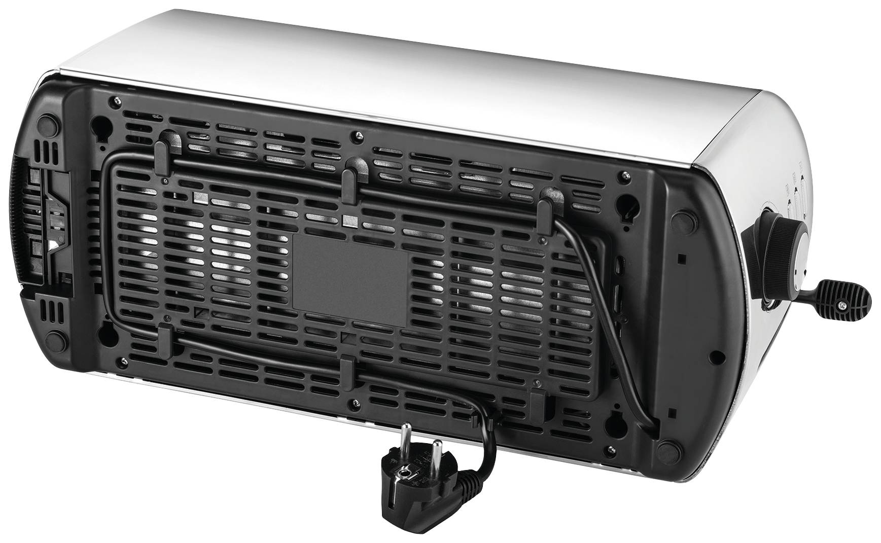 Unold 4er Retro Toaster Kontrollleuchte Edelstahl