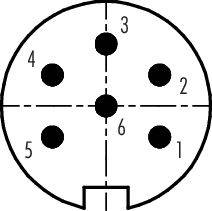 Binder 99 0617 02 06 Kabelstecker Stecker, gerade Gesamtpolzahl: 6 Serie (Rundsteckverbinder): 678 20St.