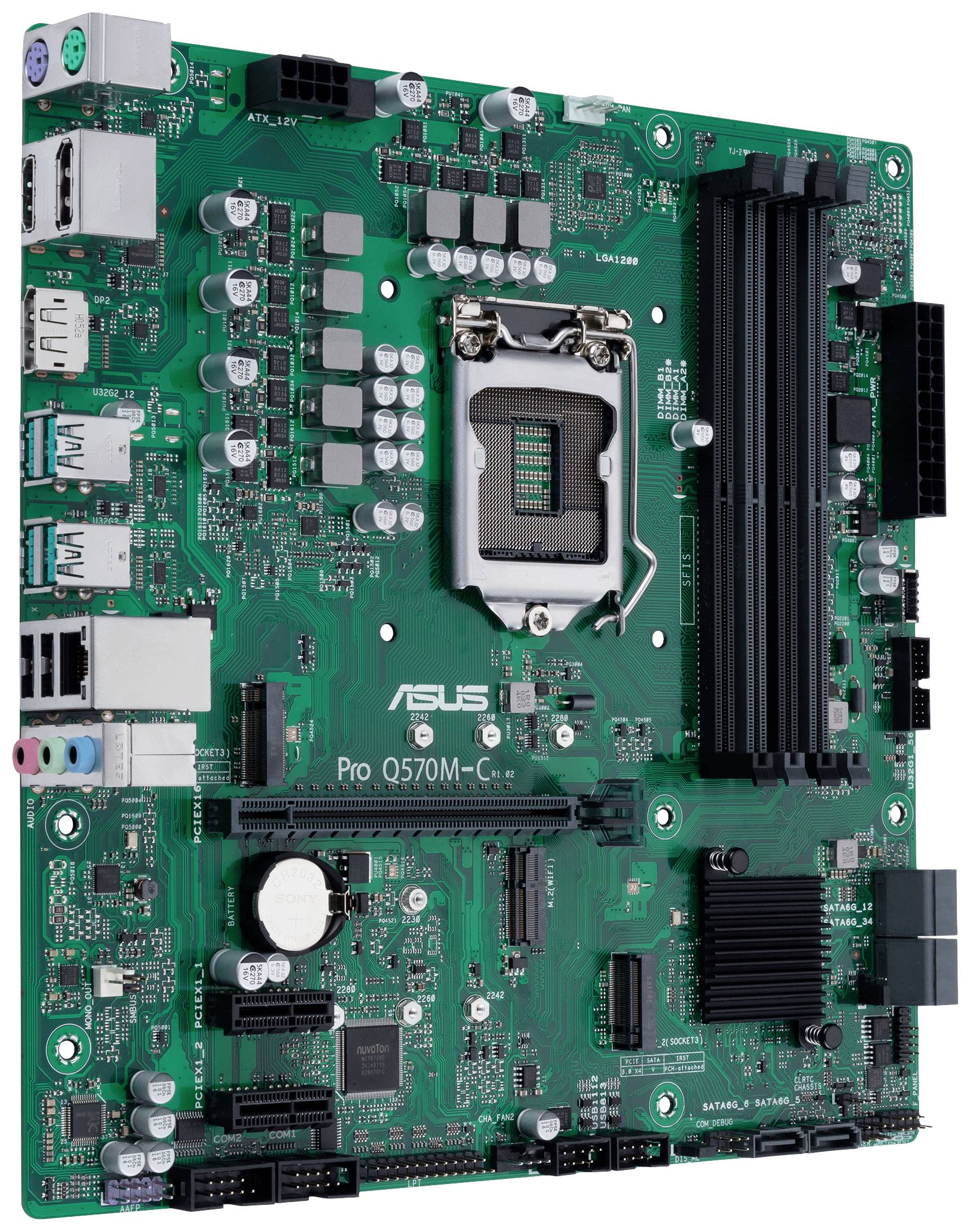 Asus PRO Q570M-C/CSM Mainboard Sockel (PC) Intel® LGA 1200 Formfaktor (Details) ATX