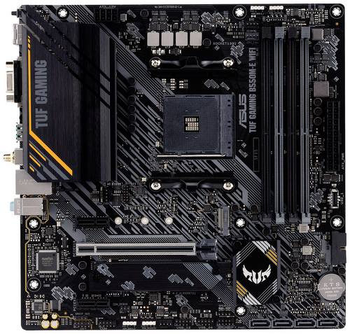 Asus TUF GAMING B550M-E WIFI Mainboard Sockel (PC) AMD AM4 Formfaktor (Details) ATX Mainboard-Chipsa