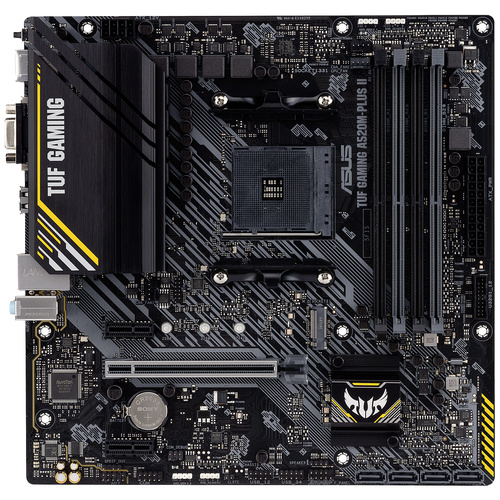 Asus TUF GAMING A520M-PLUS II Mainboard Sockel (PC) AMD AM4 Formfaktor (Details) ATX Mainboard-Chip