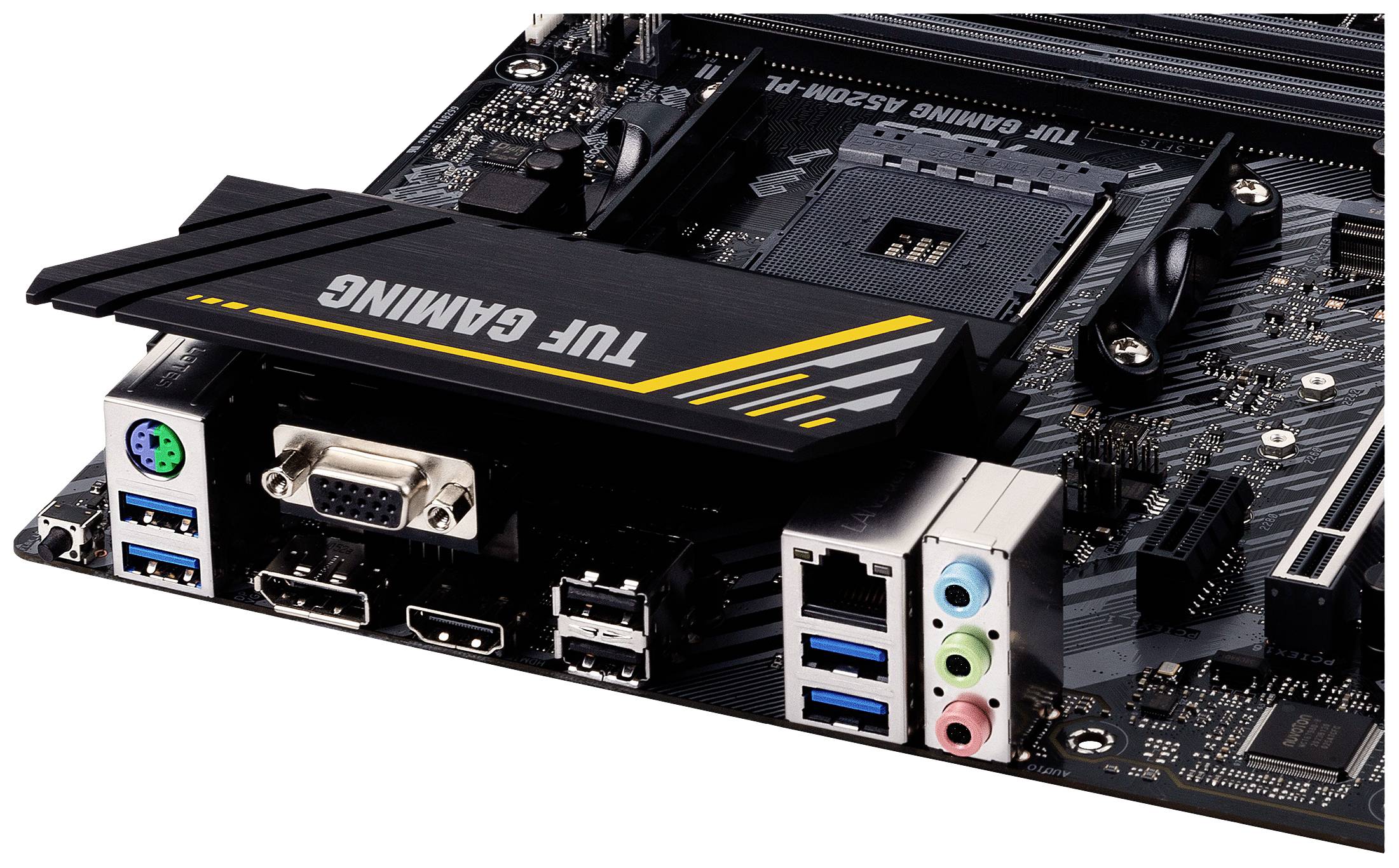 Asus TUF GAMING A520M-PLUS II Mainboard Sockel (PC) AMD® AM4 Formfaktor (Details) ATX Mainboard-Chipsatz AMD® A520