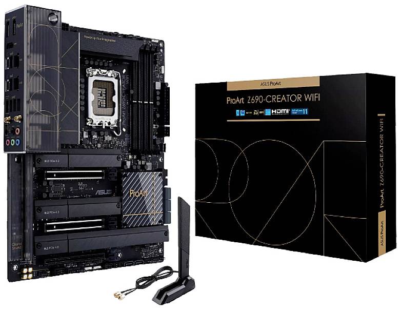 Asus ProArt Z690-CREATOR WIFI Mainboard Sockel (PC) Intel® 1700 Formfaktor (Details) ATX Mainboard-Chipsatz Intel® Z690