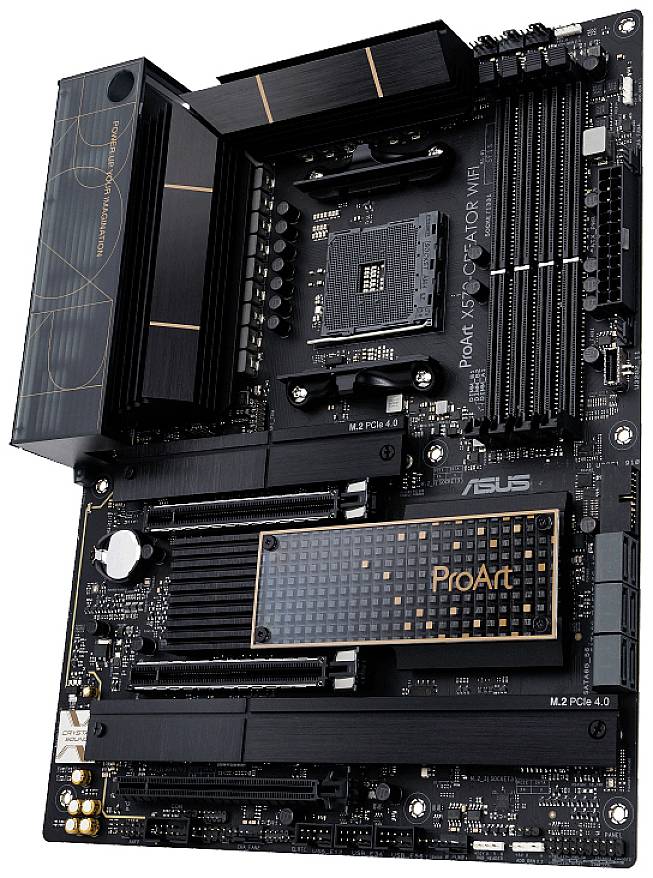 Asus ProArt X570-CREATOR WIFI Mainboard Sockel (PC) AMD AM4 Formfaktor (Details) ATX Mainboard-Chipsatz AMD® X570
