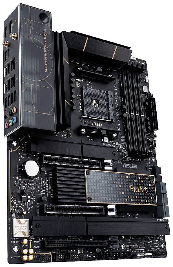 Asus ProArt X570-CREATOR WIFI Mainboard Sockel (PC) AMD AM4 Formfaktor (Details) ATX Mainboard-Chip