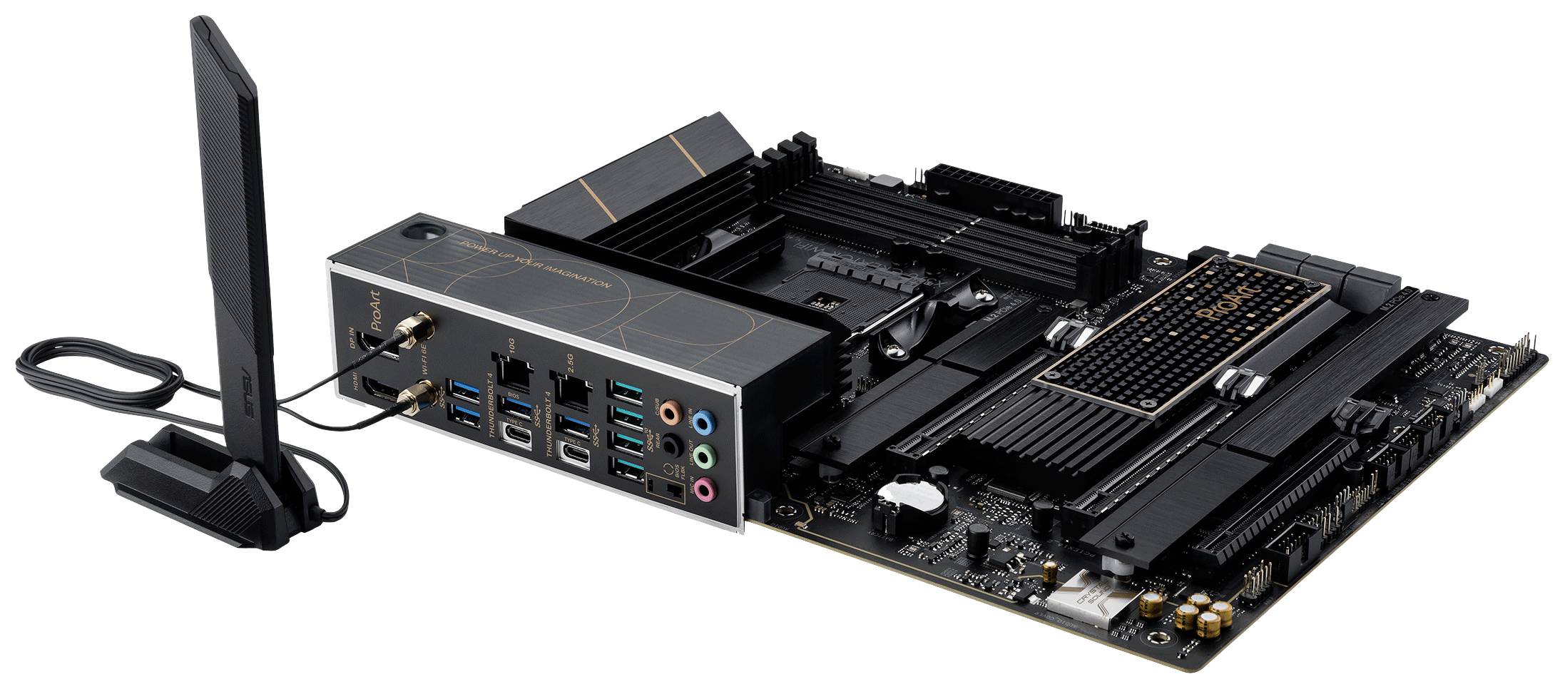 Asus ProArt X570-CREATOR WIFI Mainboard Sockel (PC) AMD AM4 Formfaktor (Details) ATX Mainboard-Chip