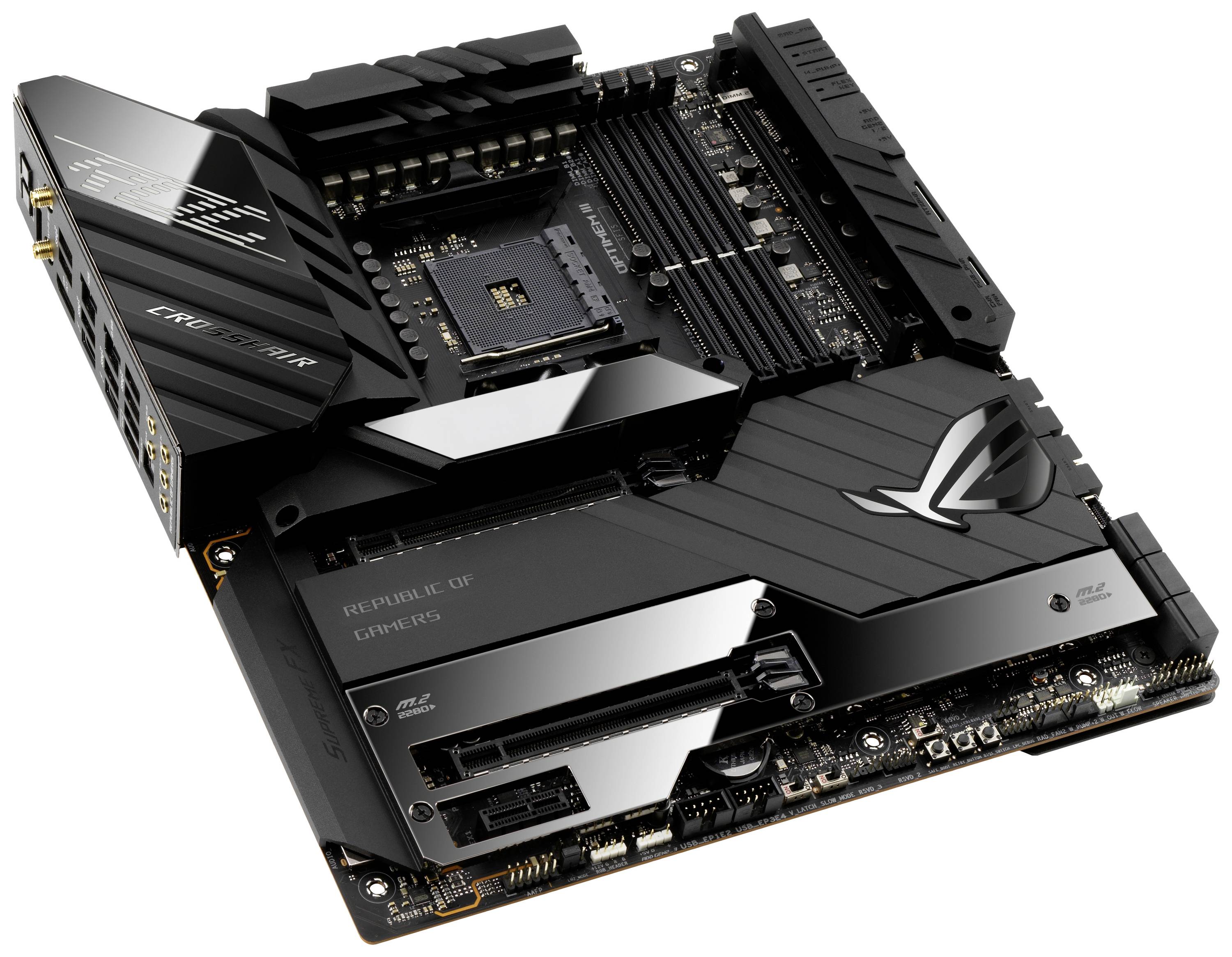 Asus ROG CROSSHAIR VIII EXTREME Mainboard Sockel (PC) AMD AM4 Formfaktor (Details) ATX Mainboard-Ch