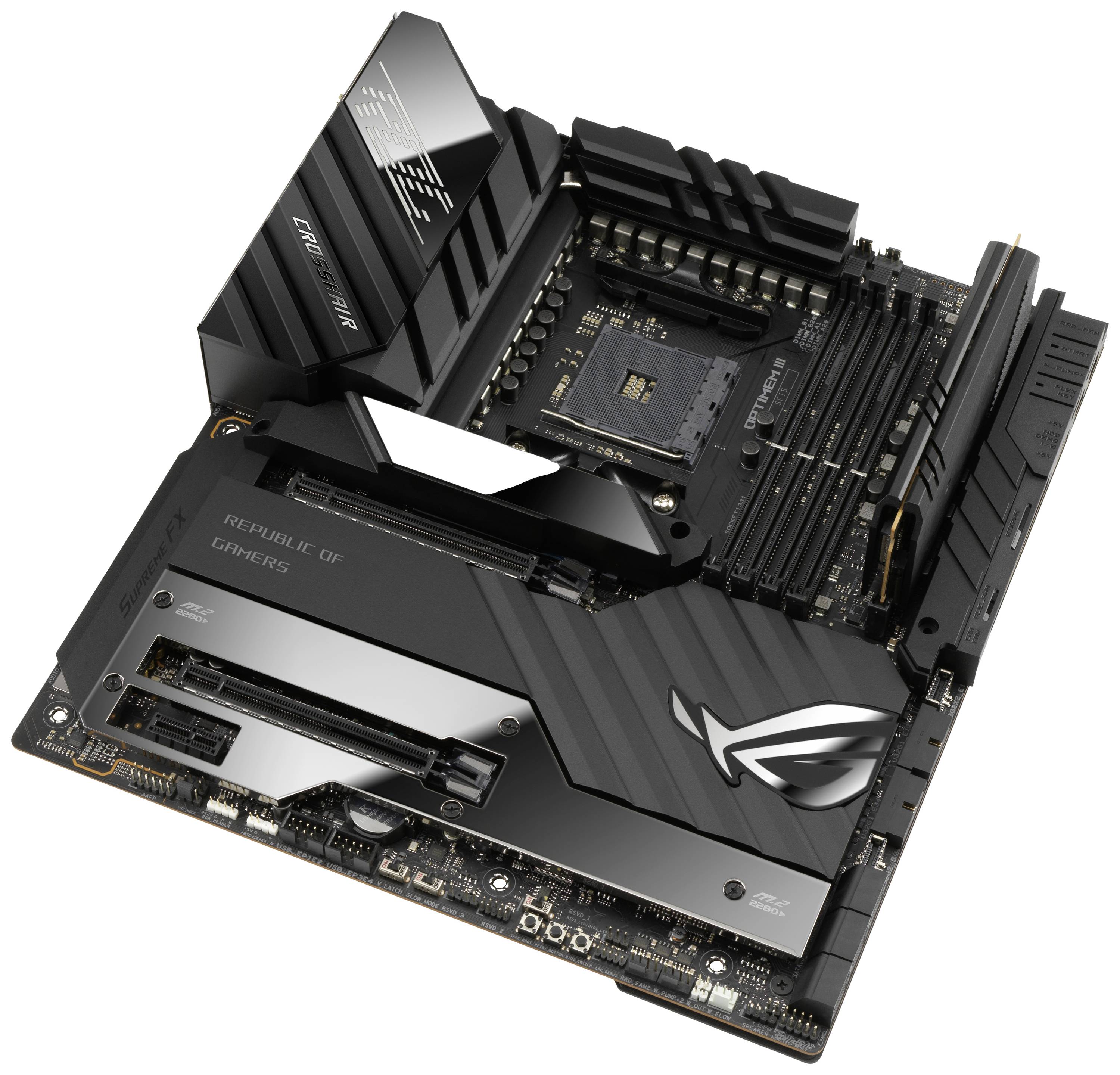 Asus ROG CROSSHAIR VIII EXTREME Mainboard Sockel (PC) AMD AM4 Formfaktor (Details) ATX Mainboard-Ch