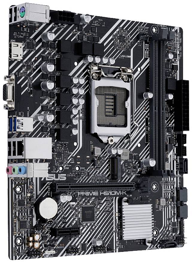 Asus PRIME H510M-K Mainboard Sockel (PC) Intel® LGA 1200 Formfaktor (Details) Micro-ATX Mainboard-Chipsatz Intel® H510