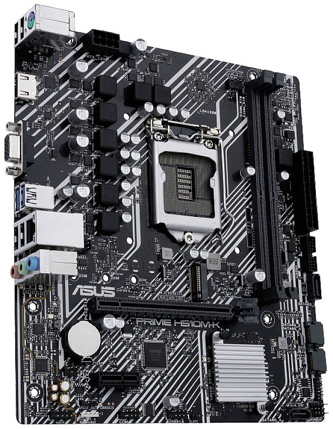Asus PRIME H510M-K Mainboard Sockel (PC) Intel® LGA 1200 Formfaktor (Details) Micro-ATX Mainboard-Chipsatz Intel® H510