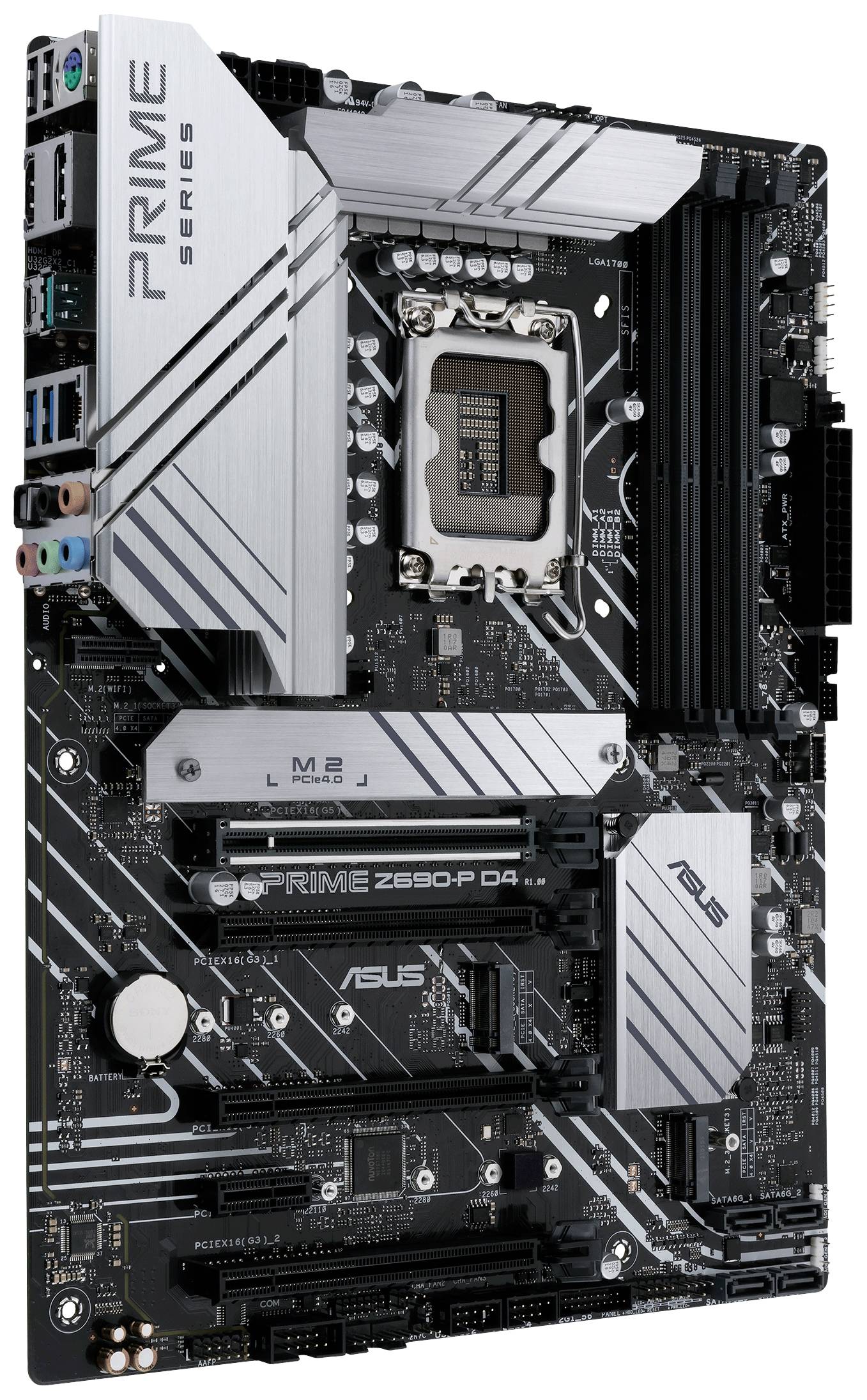 Asus PRIME Z690-P D4 Mainboard Sockel (PC) Intel® 1700 Formfaktor (Details) ATX Mainboard-Chipsatz Intel® Z690
