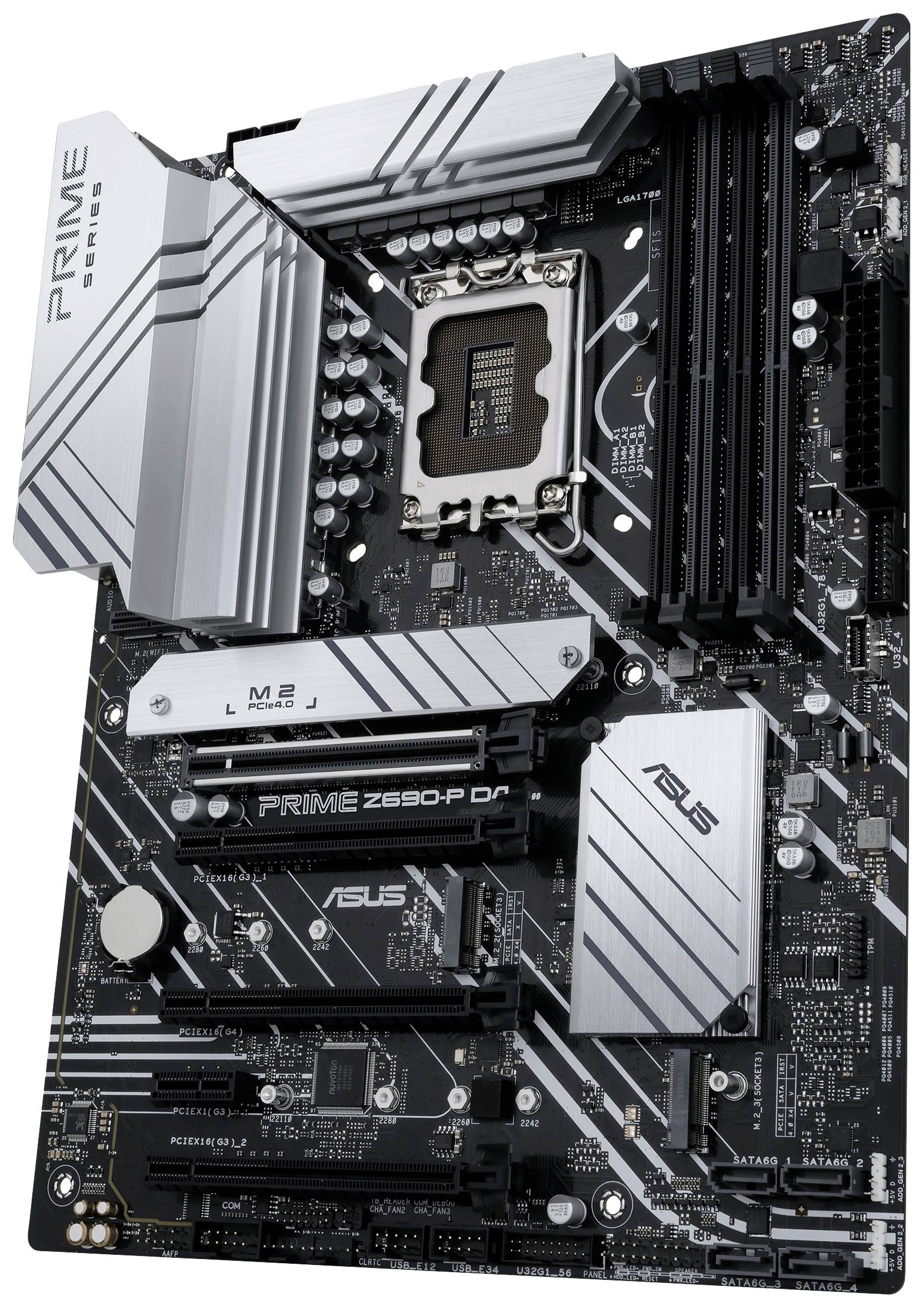 Asus PRIME Z690-P D4 Mainboard Sockel (PC) Intel® 1700 Formfaktor (Details) ATX Mainboard-Chipsatz Intel® Z690