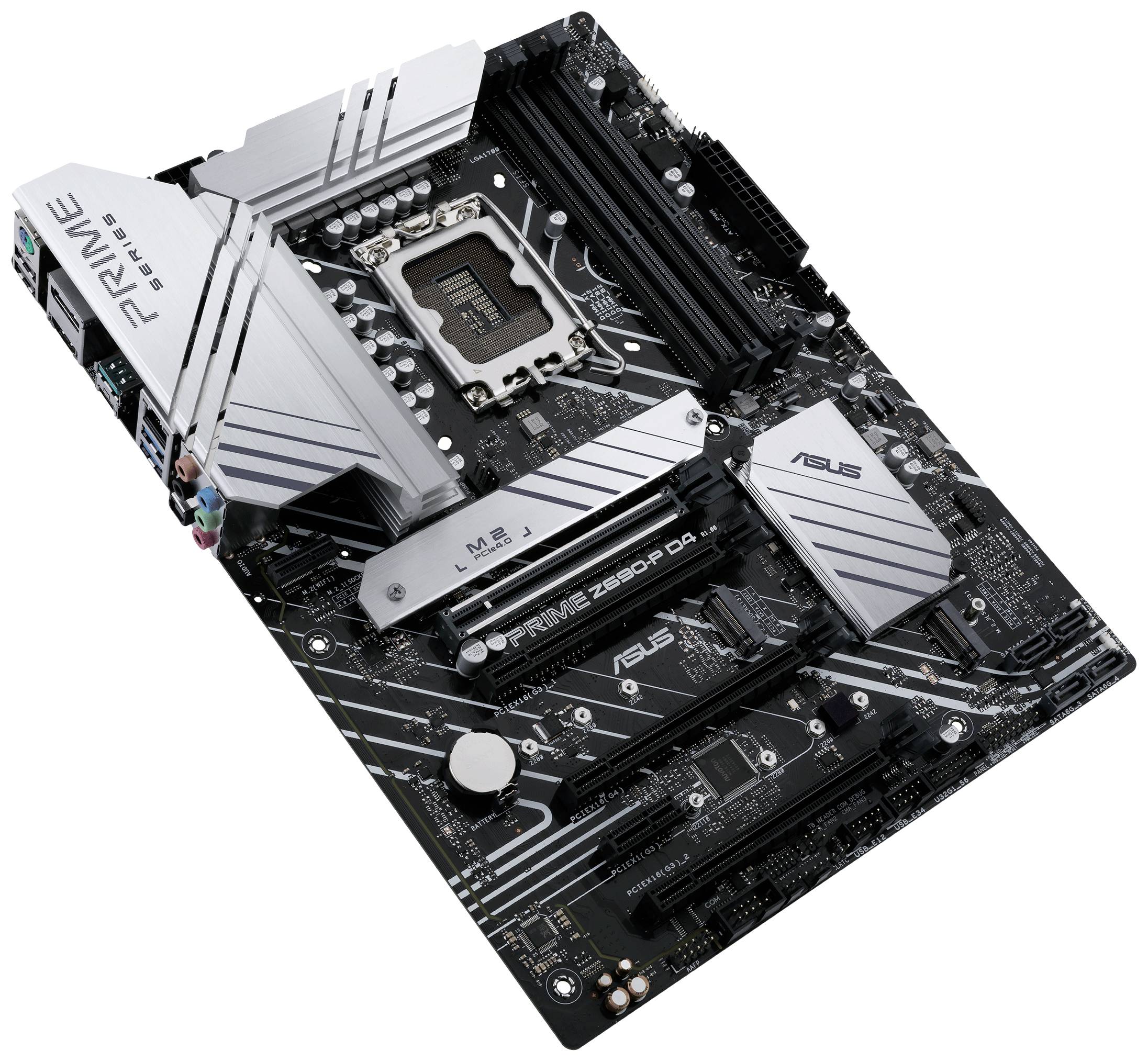 Asus PRIME Z690-P D4 Mainboard Sockel (PC) Intel® 1700 Formfaktor (Details) ATX Mainboard-Chipsatz Intel® Z690