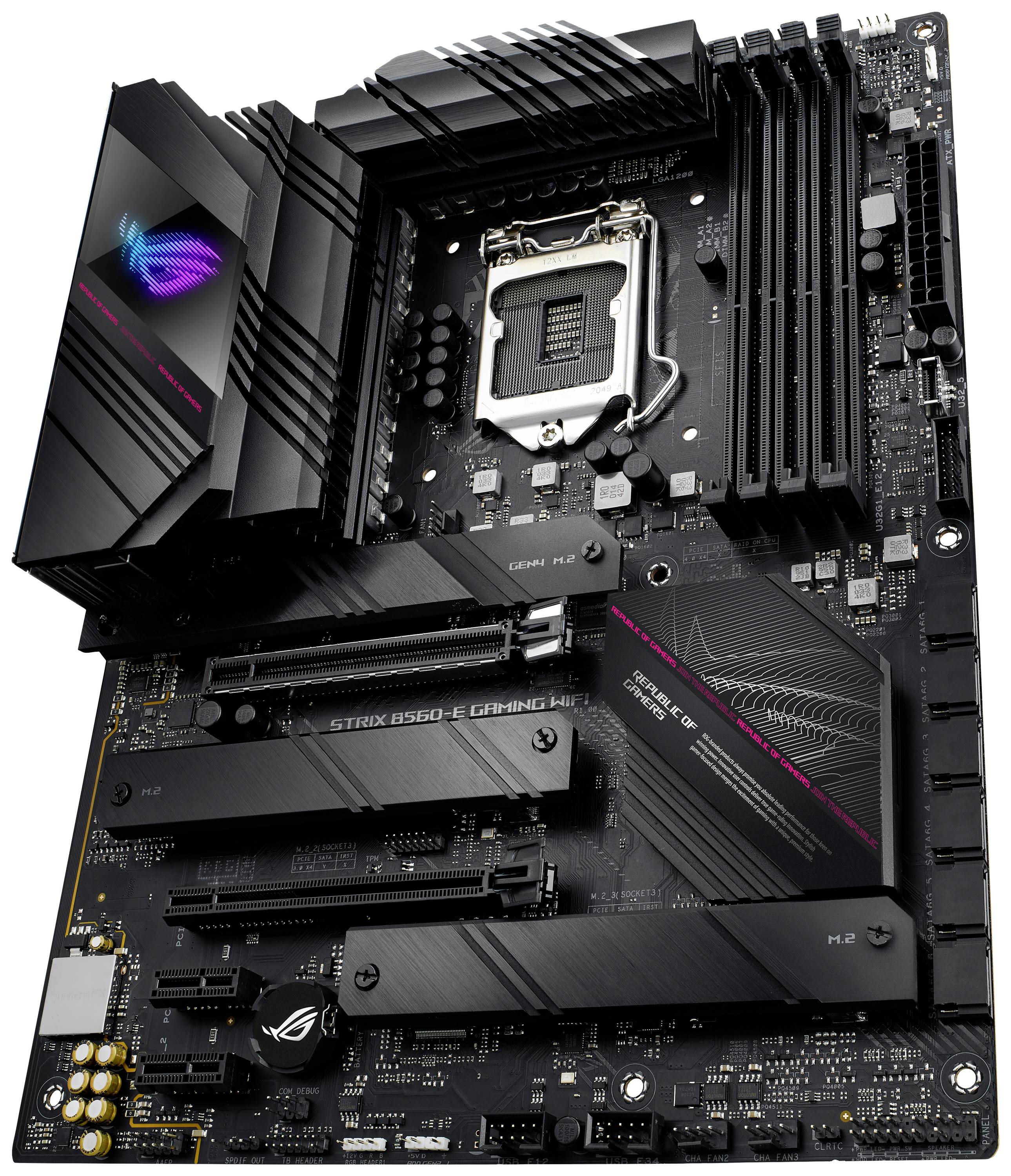 Asus ROG STRIX B560-E GAMING WIFI Mainboard Sockel (PC) Intel® LGA 1200 Formfaktor (Details) ATX Mainboard-Chipsatz Intel® B560
