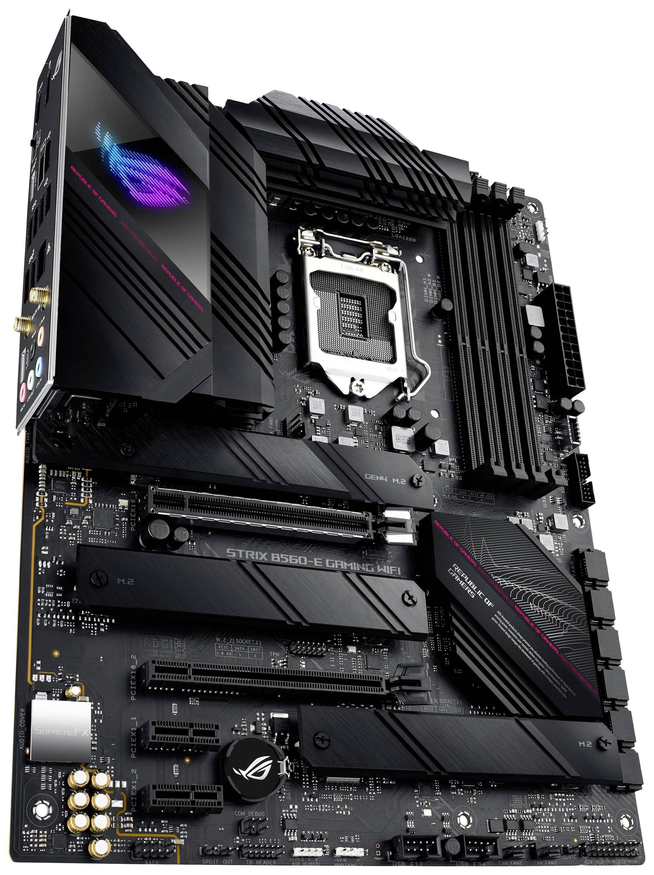 Asus ROG STRIX B560-E GAMING WIFI Mainboard Sockel (PC) Intel® LGA 1200 Formfaktor (Details) ATX Mainboard-Chipsatz Intel® B560