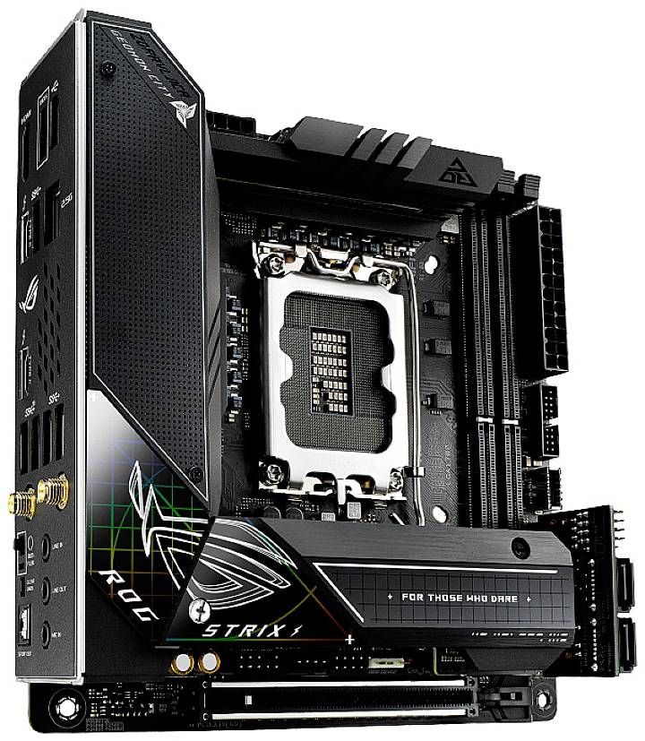 Asus ROG STRIX Z690-I GAMING WIFI Mainboard Sockel (PC) Intel® 1700 Formfaktor (Details) ATX Mainbo