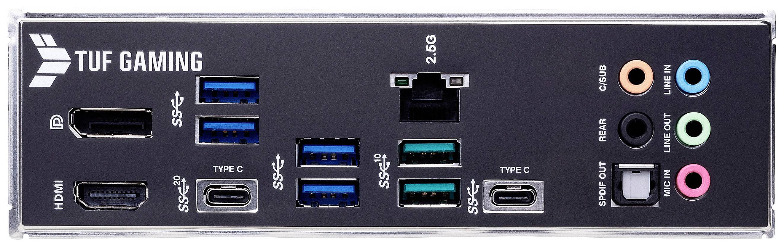 Asus TUF GAMING Z690-PLUS D4 Mainboard Sockel (PC) Intel® 1700 Formfaktor (Details) ATX Mainboard-Chipsatz Intel® Z690