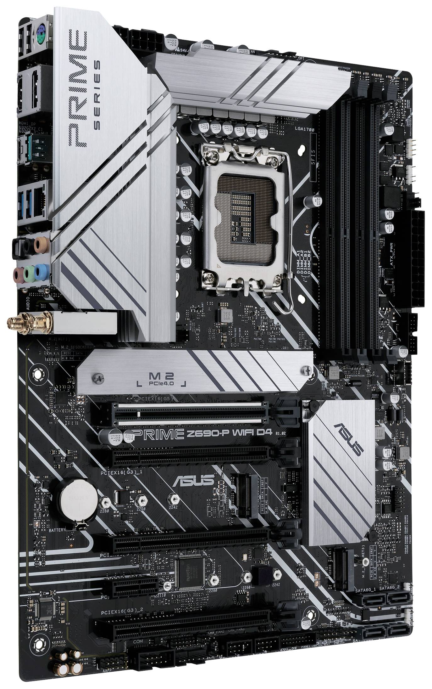Asus PRIME Z690-P WIFI D4 Mainboard Sockel (PC) Intel® 1700 Formfaktor (Details) ATX Mainboard-Chip