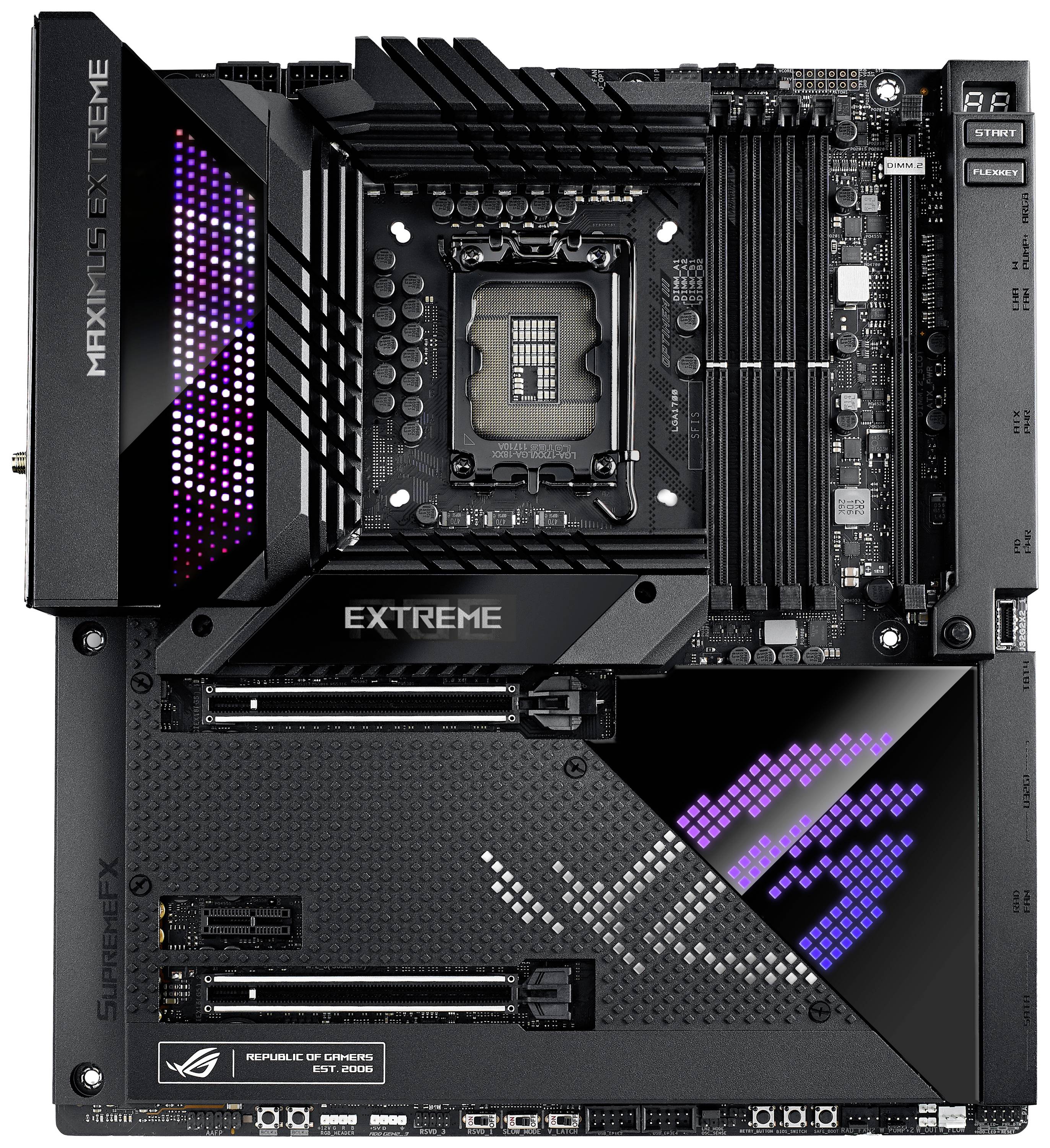 Asus ROG MAXIMUS Z690 EXTREME Mainboard Sockel (PC) Intel® 1700 Formfaktor (Details) ATX Mainboard-