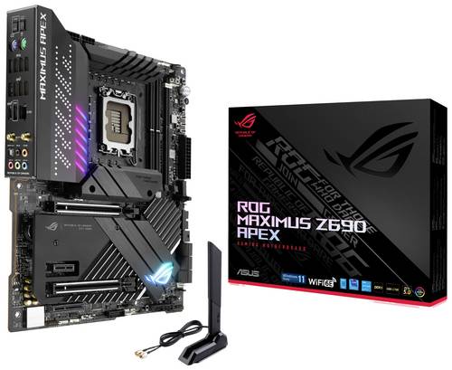 Asus ROG MAXIMUS Z690 APEX Mainboard Sockel (PC) Intel® 1700 Formfaktor (Details) ATX Mainboard-Chi