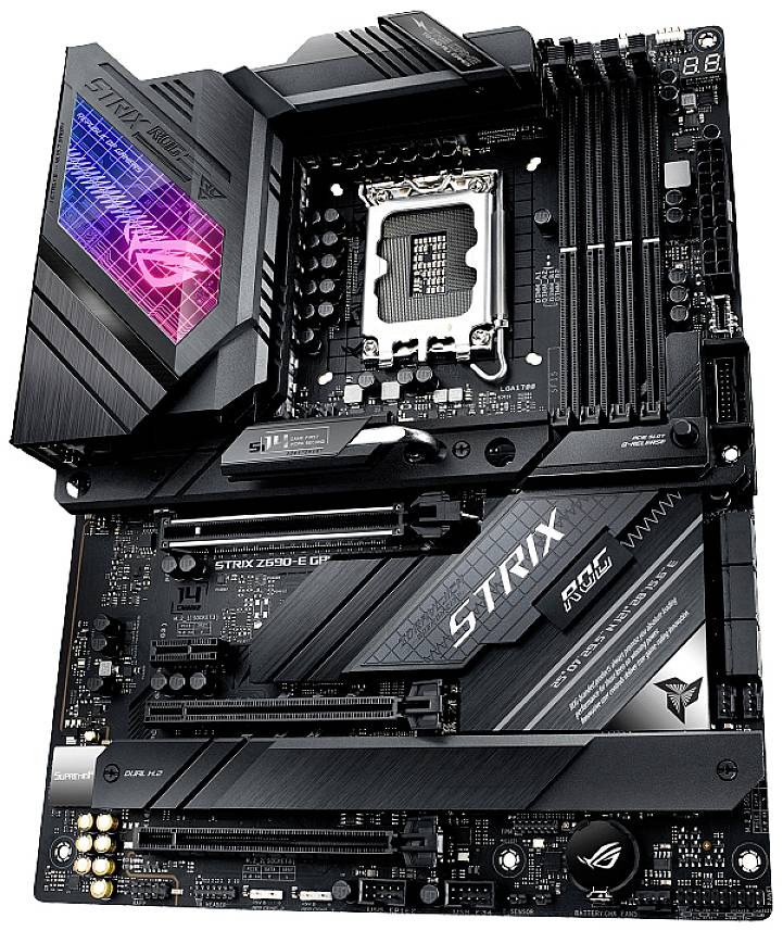 Asus ROG STRIX Z690-E GAMING WIFI Mainboard Sockel (PC) Intel® LGA 1700 Formfaktor (Details) ATX Mainboard-Chipsatz Intel® Z690