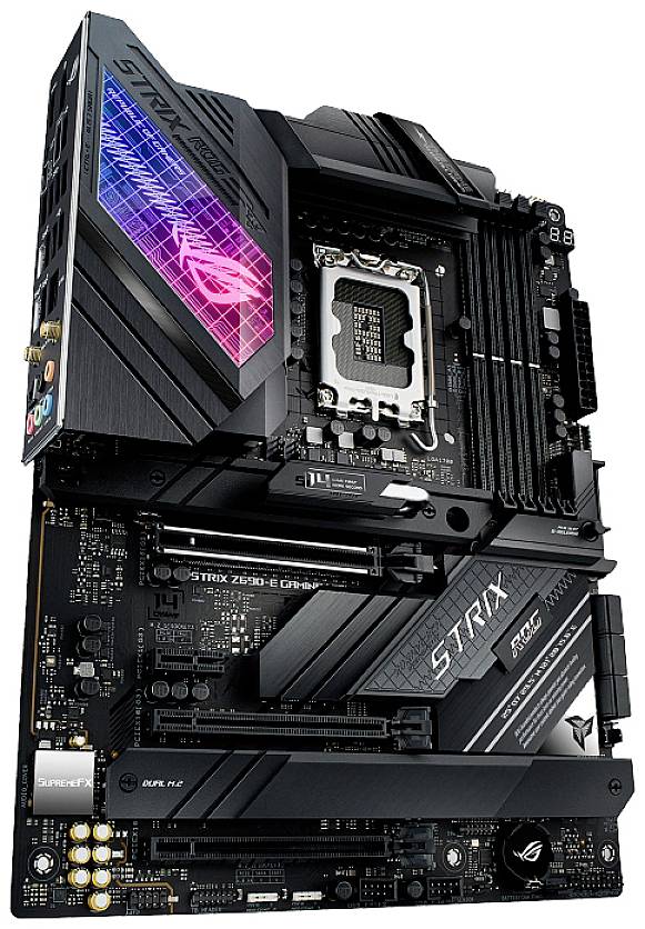 Asus ROG STRIX Z690-E GAMING WIFI Mainboard Sockel (PC) Intel® LGA 1700 Formfaktor (Details) ATX Mainboard-Chipsatz Intel® Z690