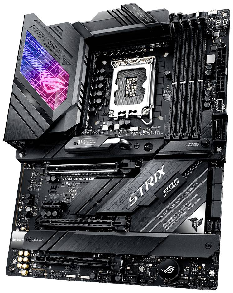 Asus ROG STRIX Z690-E GAMING WIFI Mainboard Sockel (PC) Intel® 1700 Formfaktor (Details) ATX Mainboard-Chipsatz Intel® Z690