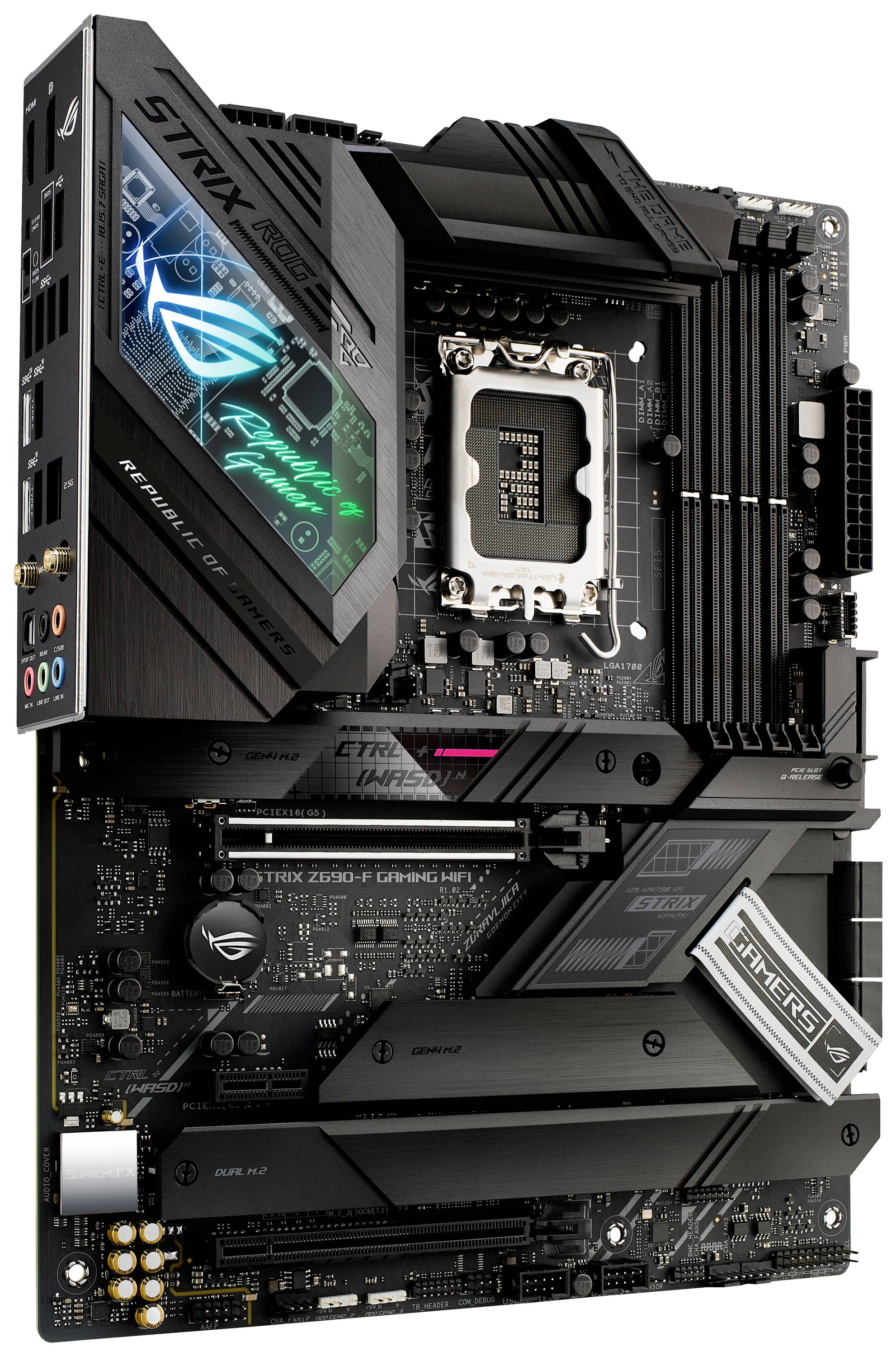 Asus ROG STRIX Z690-F GAMING WIFI Mainboard Sockel (PC) Intel® 1700 Formfaktor (Details) ATX Mainbo