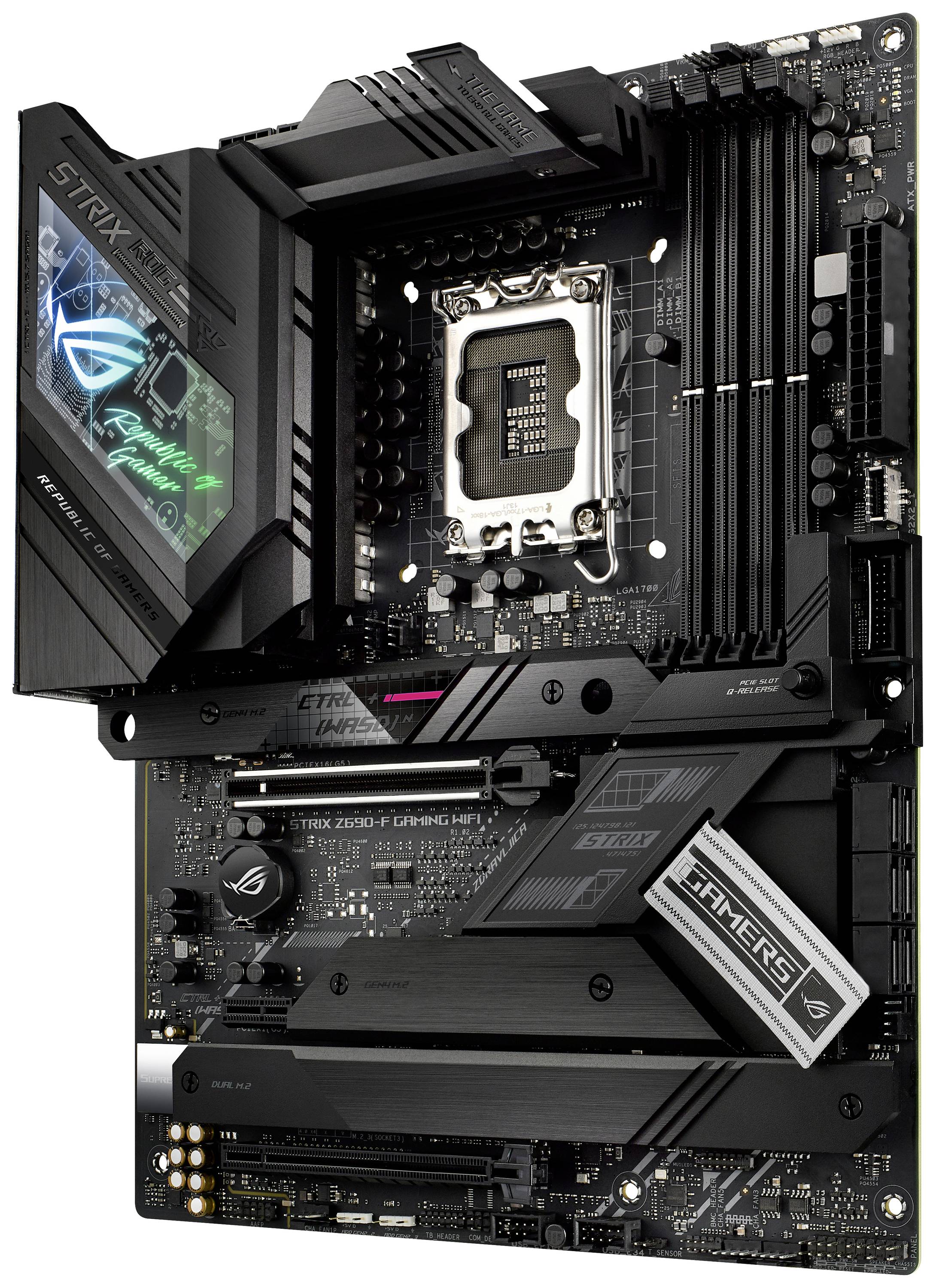 Asus ROG STRIX Z690-F GAMING WIFI Mainboard Sockel (PC) Intel® 1700 Formfaktor (Details) ATX Mainbo