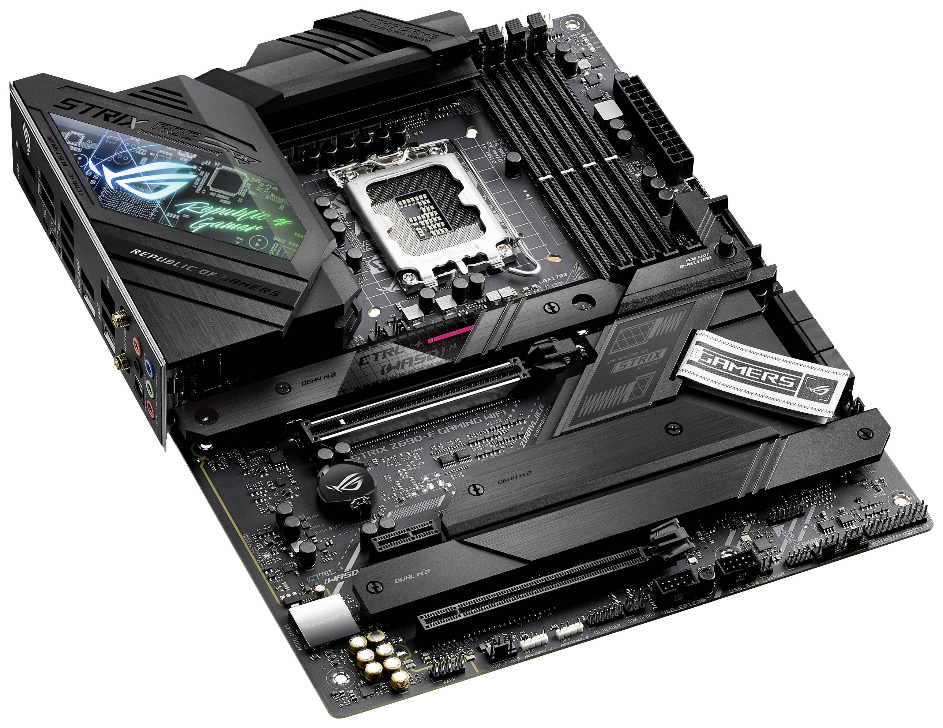 Asus ROG STRIX Z690-F GAMING WIFI Mainboard Sockel (PC) Intel® 1700 Formfaktor (Details) ATX Mainbo