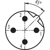 Binder 77 9835 0000 00004-20 Sensor-/Aktor-SteckverStecker, gerade Polzahl Sensoren: 4 Binder 77 9835 0000 00004-20 Sensor-/Aktor-SteckverStecker, gerade Polzahl Sensoren: 4