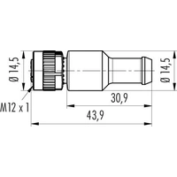 Binder 77 9840 0000 00005-20 Sensor-/Aktor-SteckverBuchse, gerade Polzahl Sensoren: 5 Binder 77 9840 0000 00005-20 Sensor-/Aktor-SteckverBuchse, gerade Polzahl Sensoren: 5