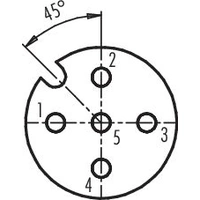 Binder 77 9840 0000 00005-20 Sensor-/Aktor-SteckverBuchse, gerade Polzahl Sensoren: 5 Binder 77 9840 0000 00005-20 Sensor-/Aktor-SteckverBuchse, gerade Polzahl Sensoren: 5