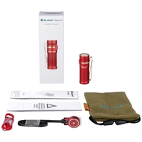 OLight Baton 3 Red LED Taschenlampe akkubetrieben 1200 lm 33 h 53 g OLight Baton 3 Red LED Taschenlampe akkubetrieben 1200 lm 33 h 53 g