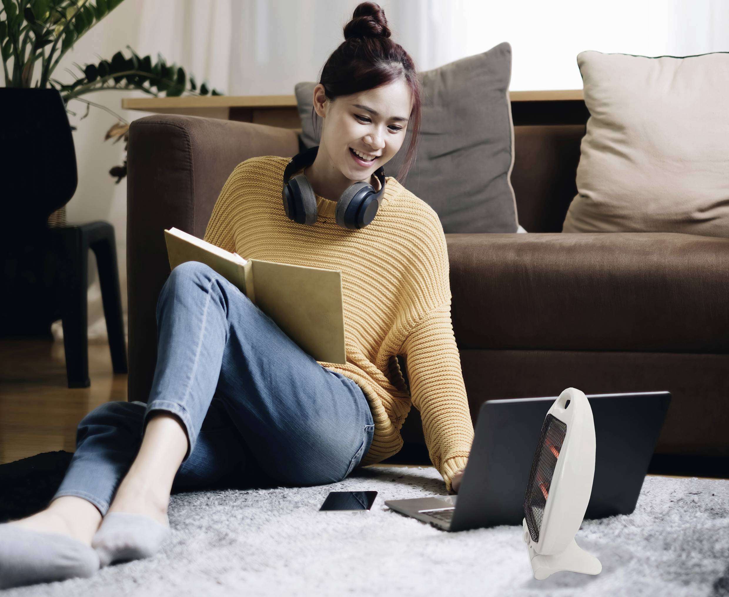 SHX SHX03HS800 Quarz-Heizgerät 15m² Weiß