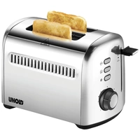 Unold 2er Retro Toaster Kontrollleuchte Edelstahl Unold 2er Retro Toaster Kontrollleuchte Edelstahl