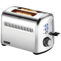 Unold 2er Retro Toaster Kontrollleuchte Edelstahl Unold 2er Retro Toaster Kontrollleuchte Edelstahl