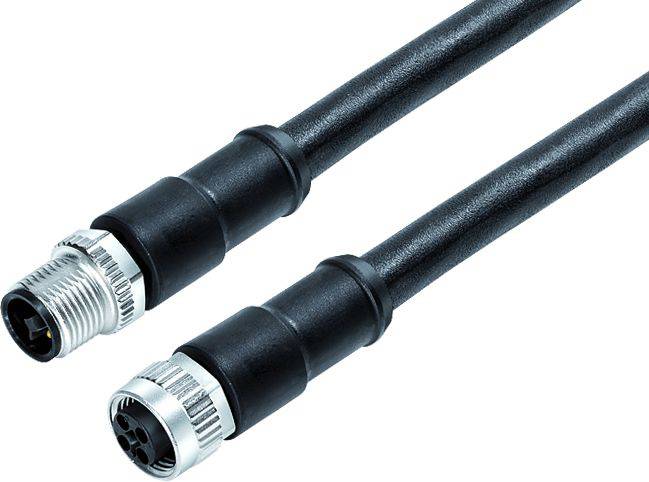Belden 12021-1 Sensor-/Aktor-Steckverbinder, Konfektioniert M12 Stecker Gerade Buchse Gerade 150 71801311