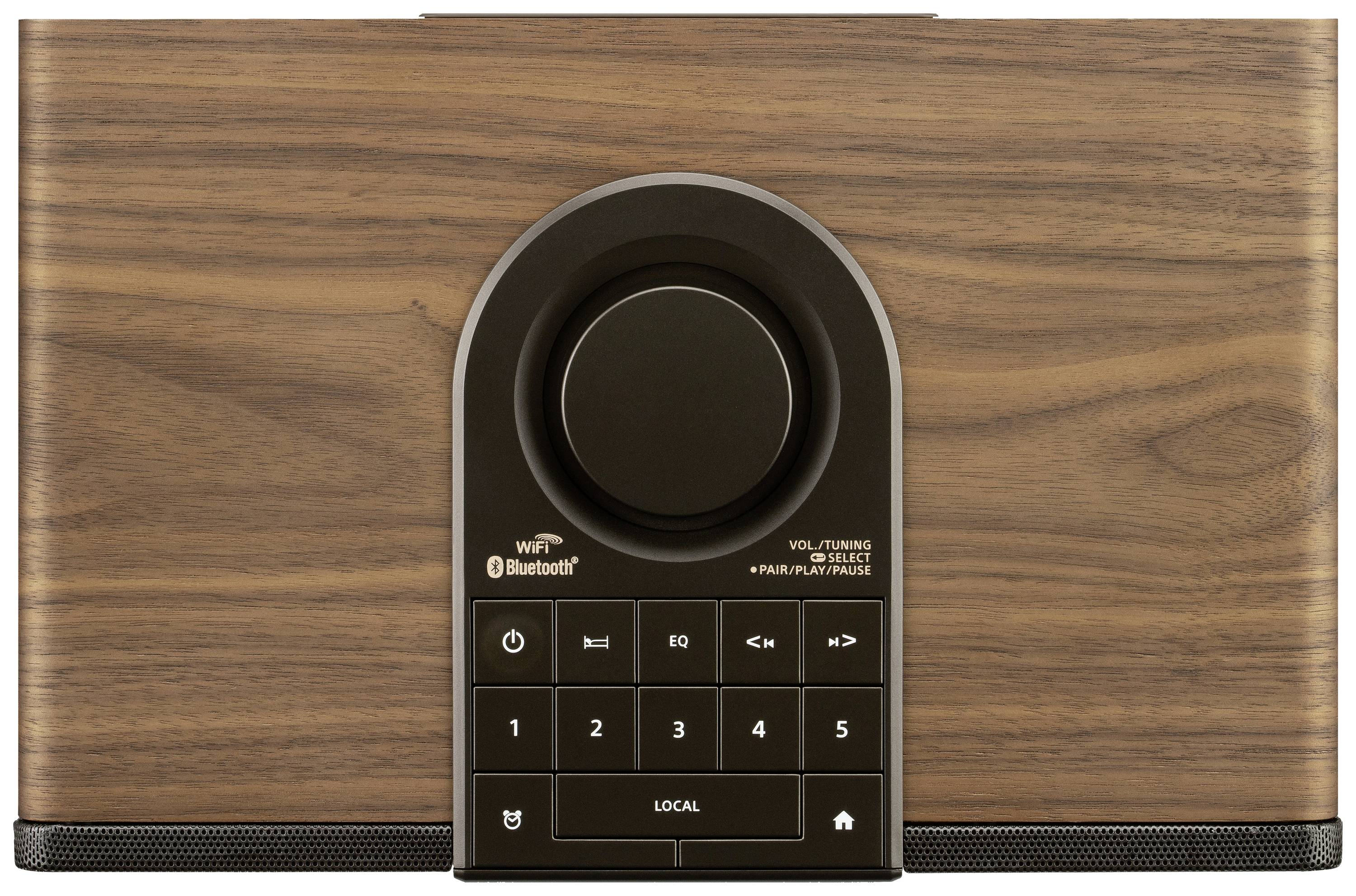 Sangean WFR-32 Internet Tischradio Internet Bluetooth®, AUX, USB, Internetradio Inkl. Fernbedienung Schwarz, Holz