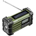 Sangean MMR-99 Outdoorradio UKW, MW Notfallradio, Bluetooth® Solarpanel, spritzwassergeschützt, staubdicht Grün