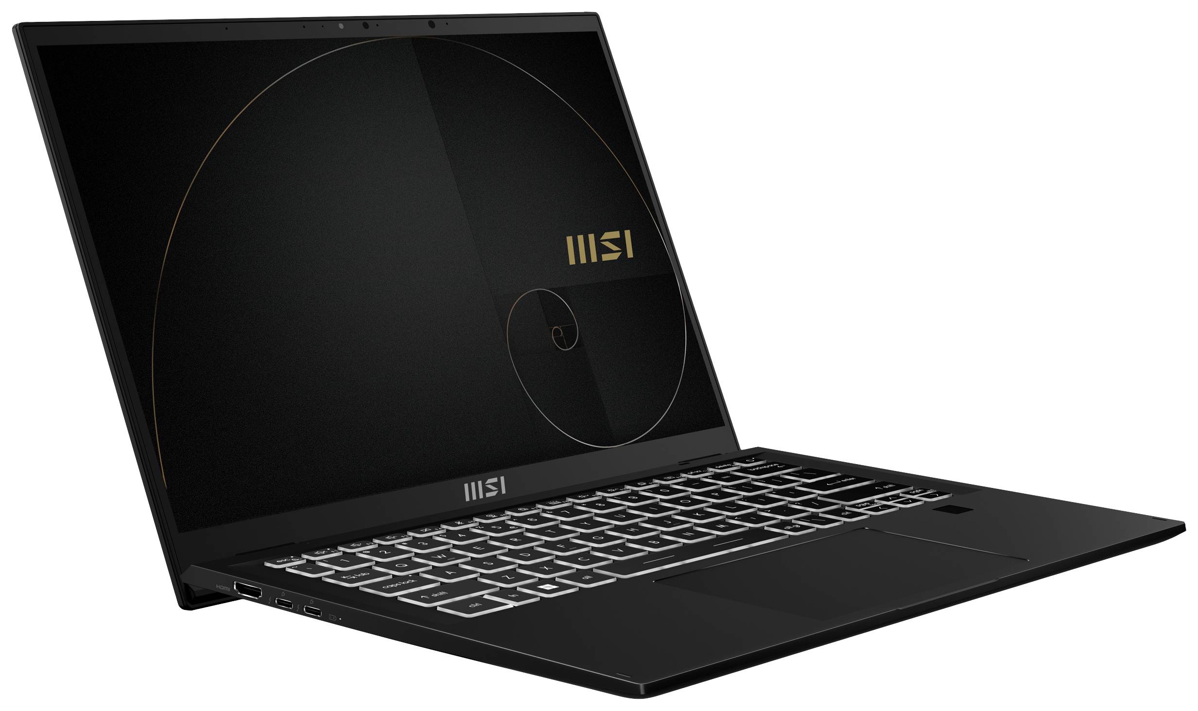 MSI Notebook Summit E14 Evo A12M-050 35.6 cm (14 Zoll) Full-HD+ Intel® Core™ i7 1280P 16 GB RAM 1 TB SSD Deutsch, QWERTZ Schwarz 0014F1-05