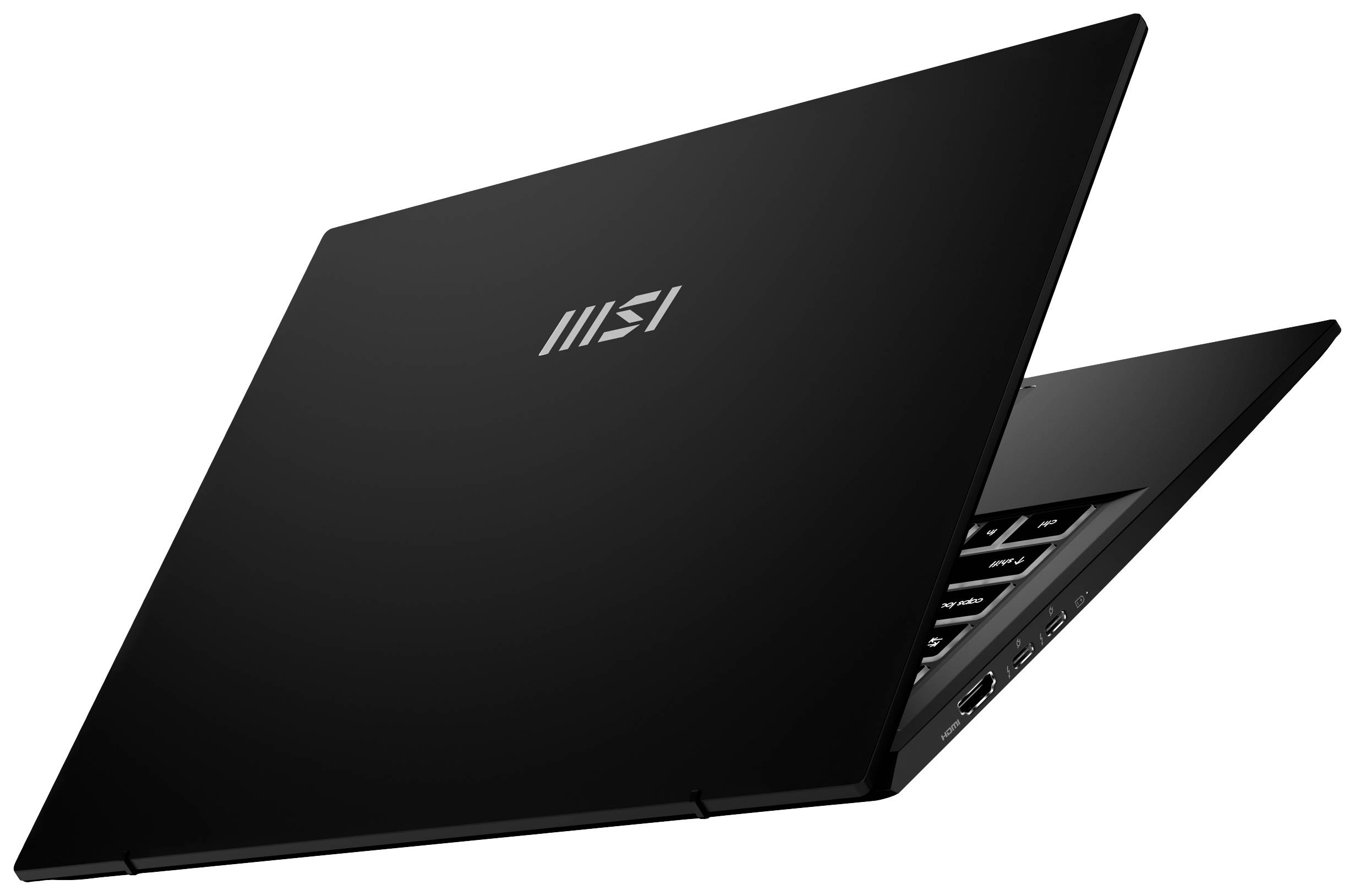 MSI Notebook Summit E14 Evo A12M-050 35.6 cm (14 Zoll) Full-HD+ Intel® Core™ i7 1280P 16 GB RAM 1 TB SSD Deutsch, QWERTZ Schwarz 0014F1-05