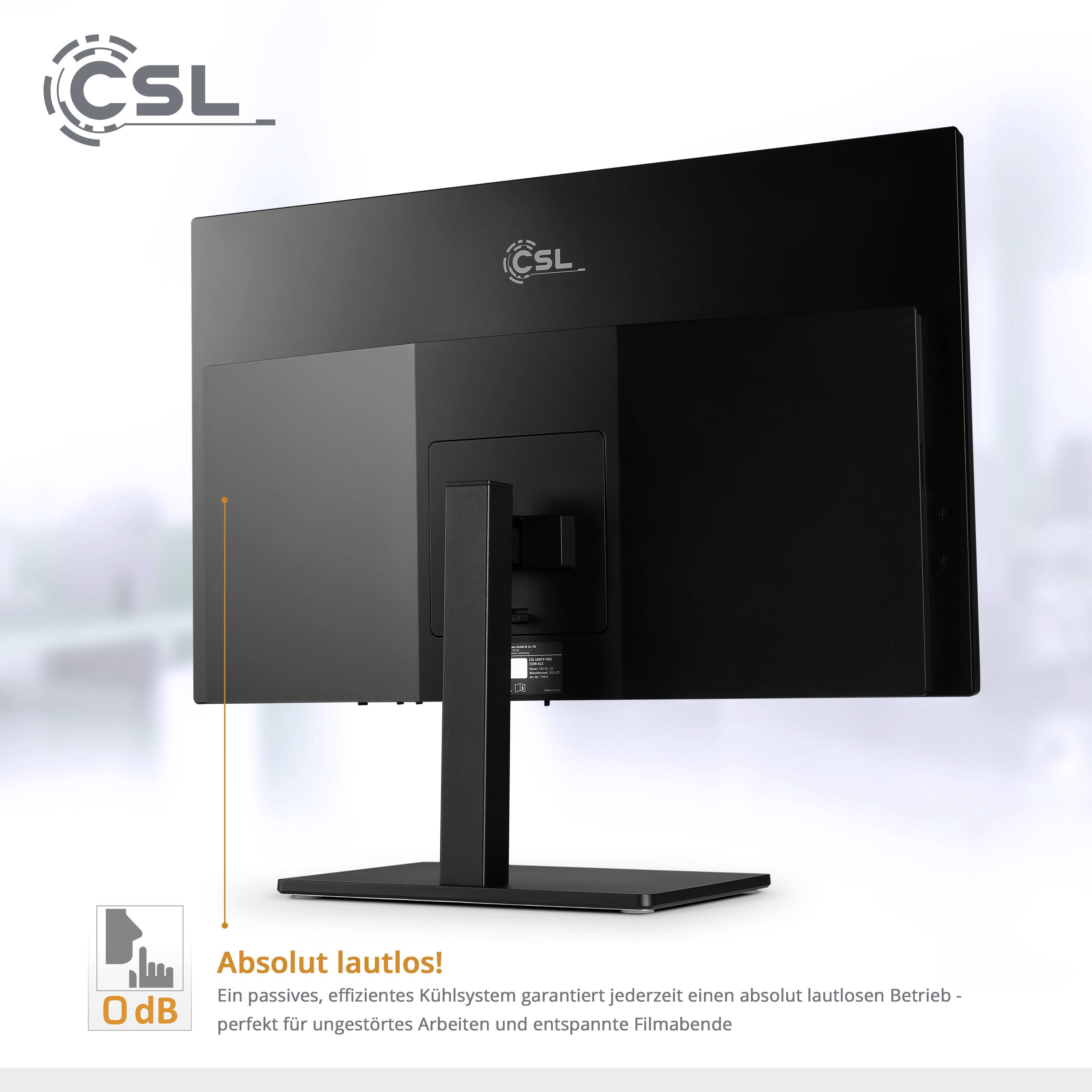 CSL Computer All-in-One PC Unity PRO F24B-GLS 60.5cm (23.8 Zoll) Full HD Intel® Celeron® N4120 16GB RAM 512GB SSD Intel UHD